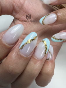 Capsule gel brillantine