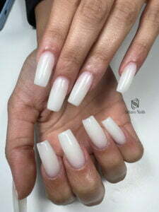 Capsule gel blanc laiteux