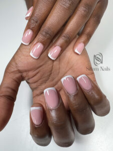 Capsule gel - French manucure Blanc