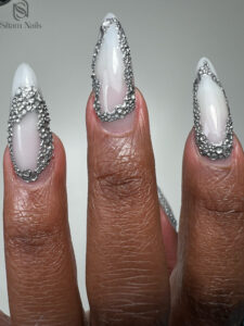 Capsule gel + french effet marin